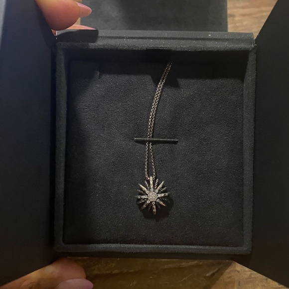 David Yurman Starburst Diamond Necklace - Picture 1 of 5
